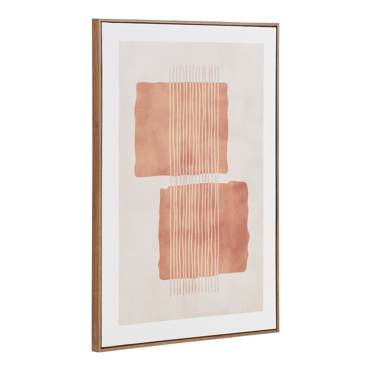 Mina Canvas Print — Brown / Beige