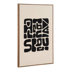 Tine Tufted Wall Decoration — Black / Brown