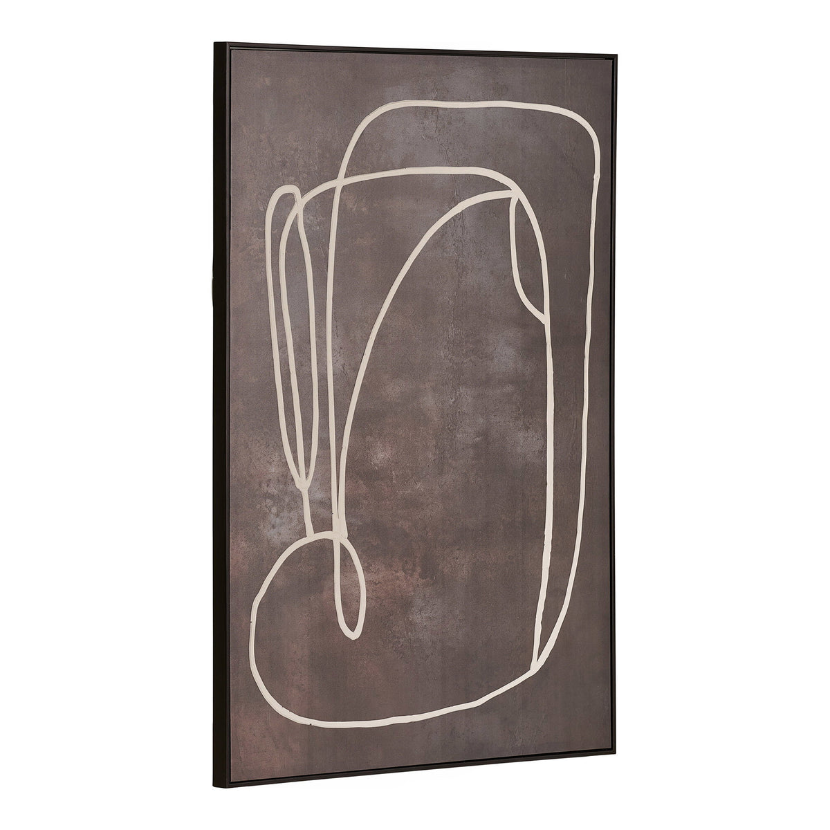 Apia Canvas Print — Dark Brown