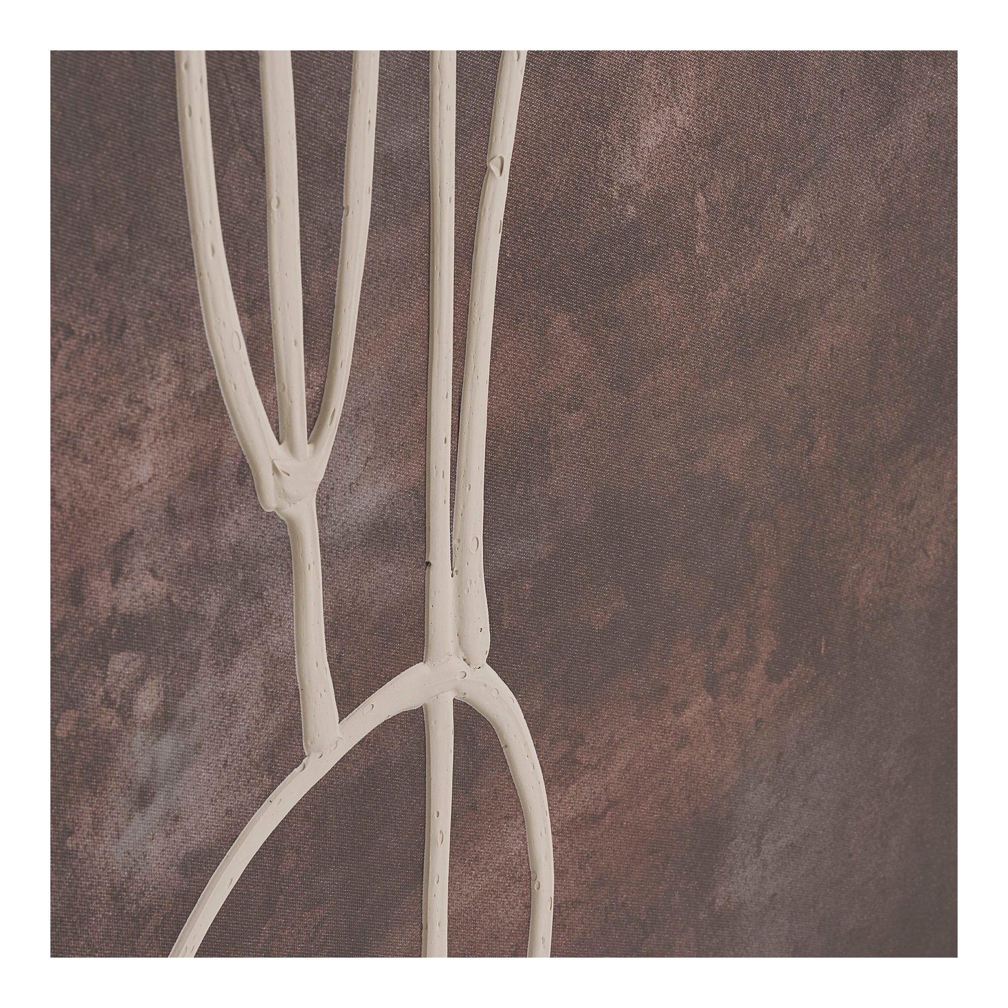 Apia Canvas Print — Dark Brown