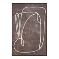 Apia Canvas Print — Dark Brown