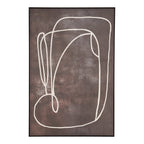 Apia Canvas Print — Dark Brown