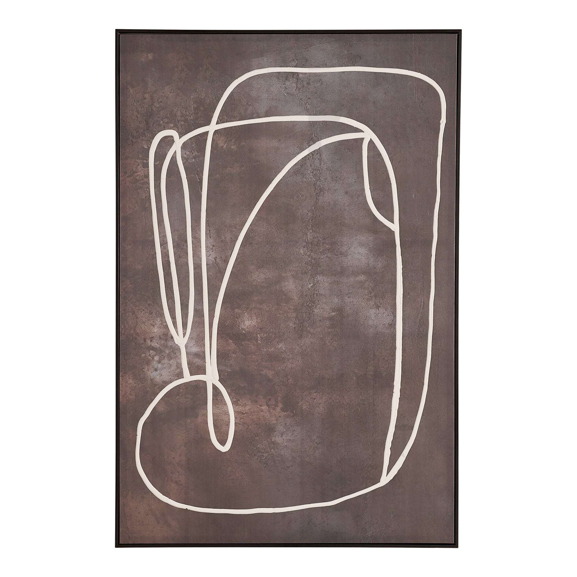 Apia Canvas Print — Dark Brown