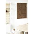 Isabella Relief Wall Decoration — Brown