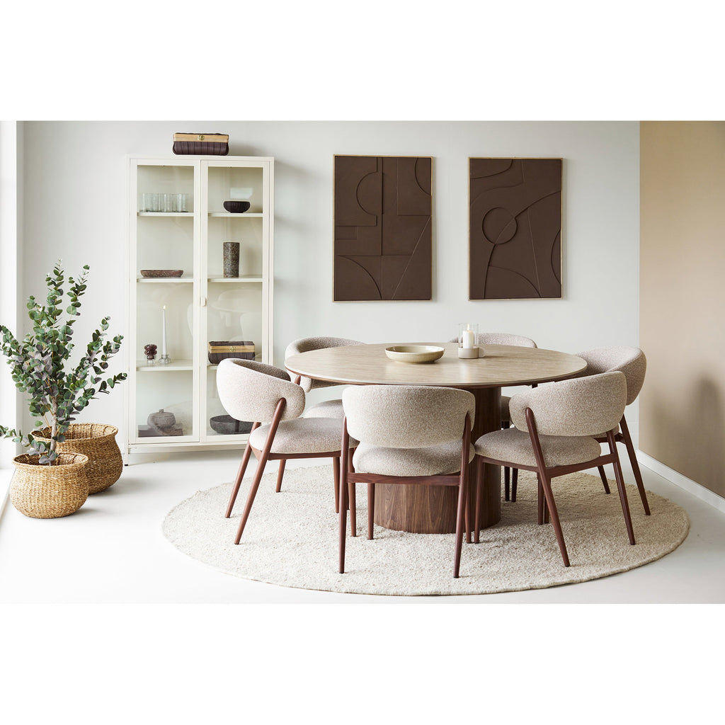 Isabella Relief Wall Decoration — Brown