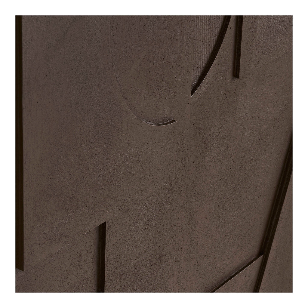 Isabella Relief Wall Decoration — Brown