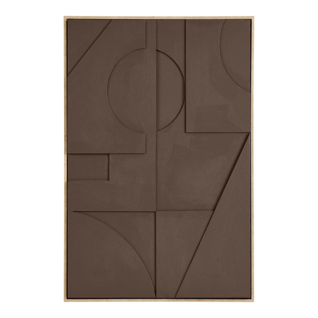 Isabella Relief Wall Decoration — Brown