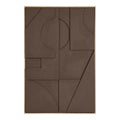 Isabella Relief Wall Decoration — Brown