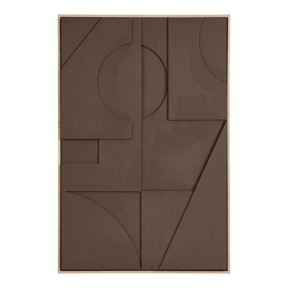 Isabella Relief Wall Decoration — Brown