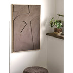 Isabella Relief Wall Decoration — Brown