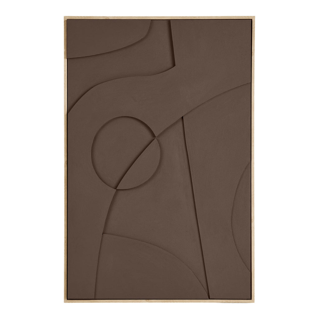 Isabella Relief Wall Decoration — Brown