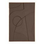 Isabella Relief Wall Decoration — Brown