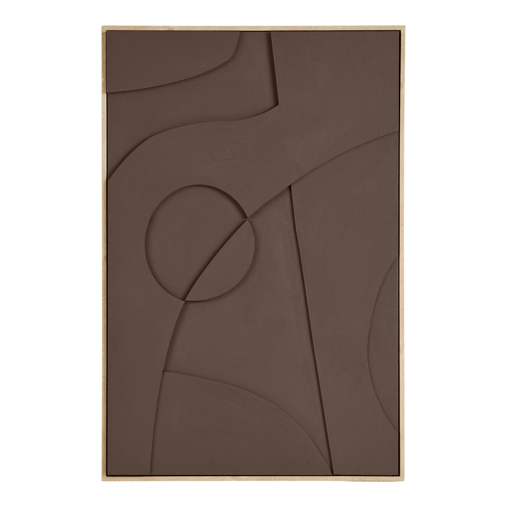 Isabella Relief Wall Decoration — Brown