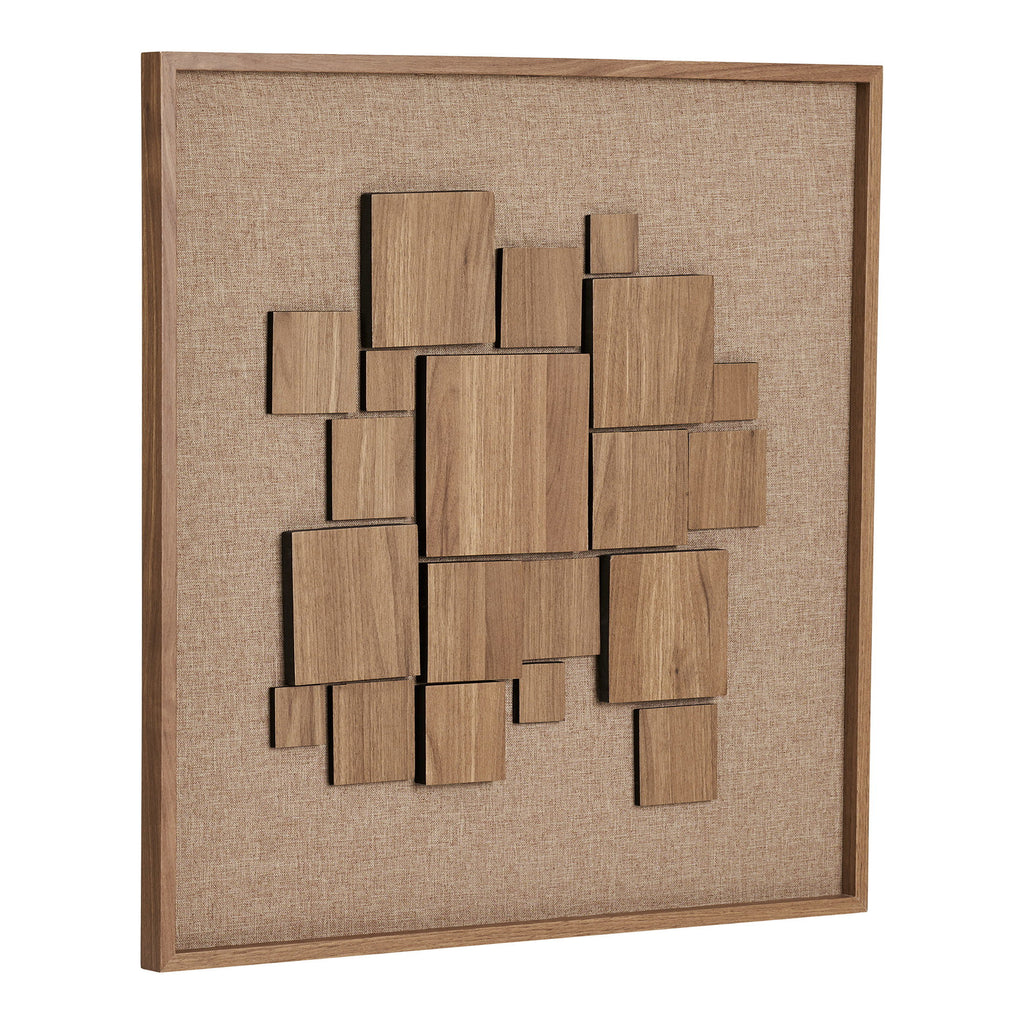 Gala Relief Wall Decoration — Brown