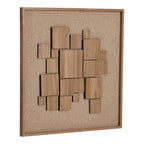 Gala Relief Wall Decoration — Brown