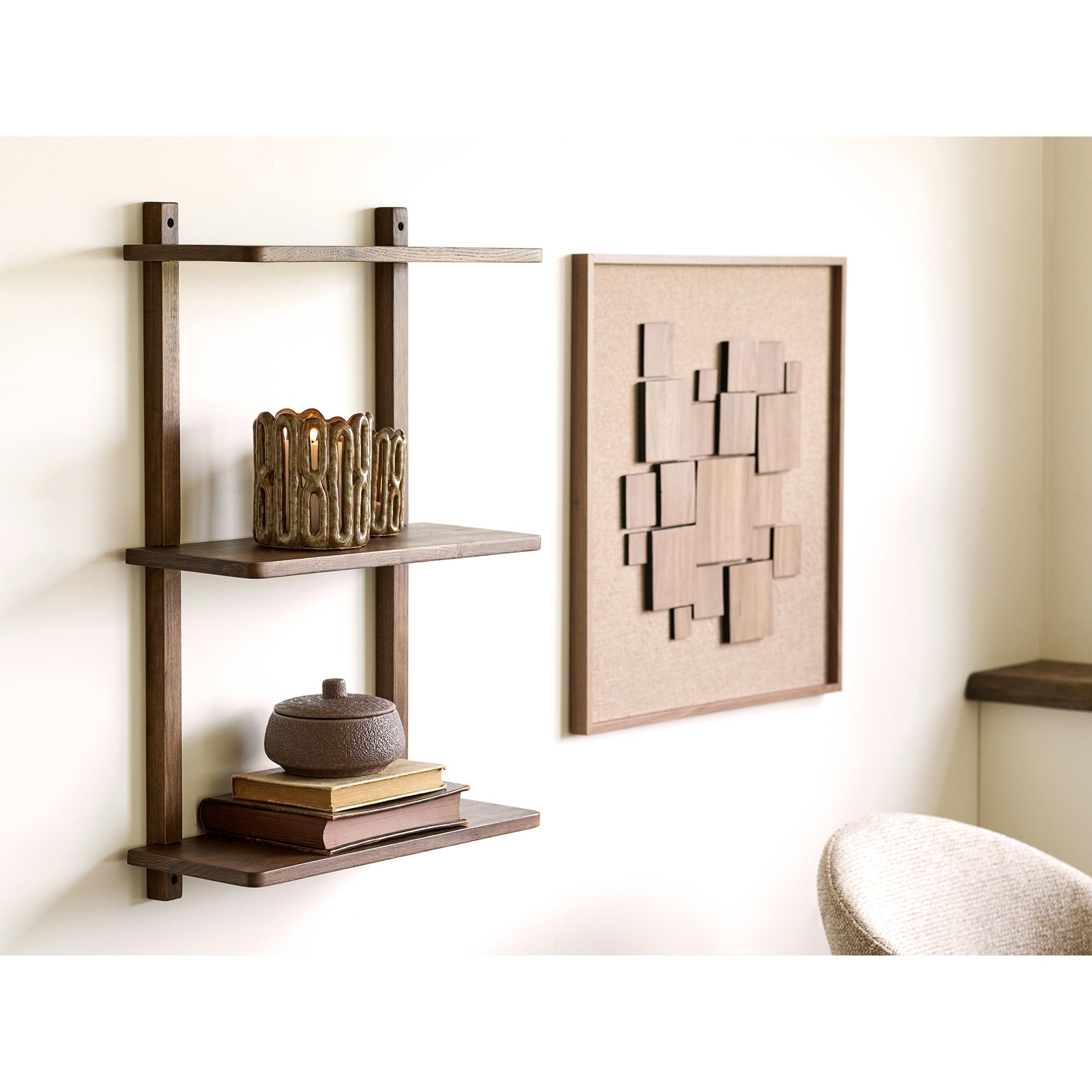 Gala Relief Wall Decoration — Brown