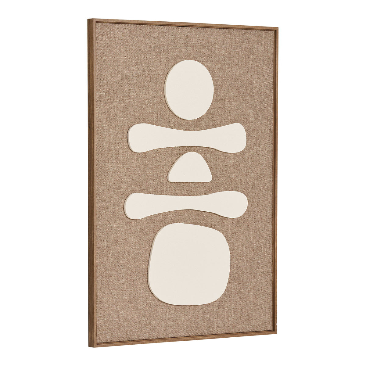 Diva Relief Wall Decoration — Brown / Beige