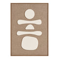 Diva Relief Wall Decoration — Brown / Beige