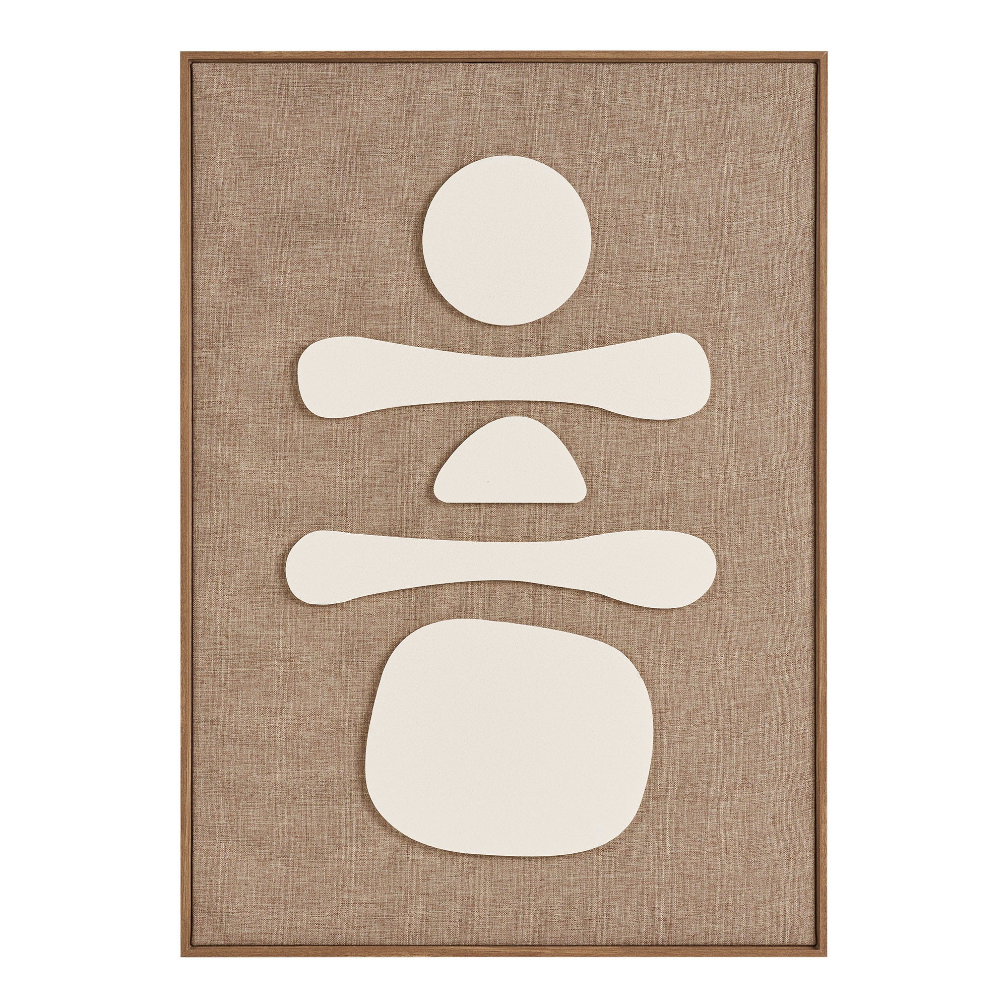 Diva Relief Wall Decoration — Brown / Beige