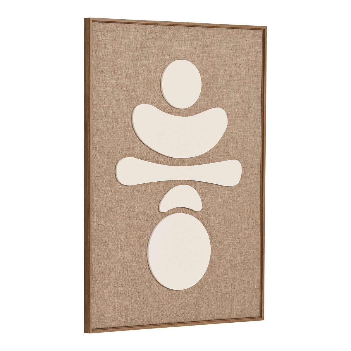 Diva Relief Wall Decoration — Brown / Beige