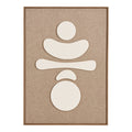 Diva Relief Wall Decoration — Brown / Beige