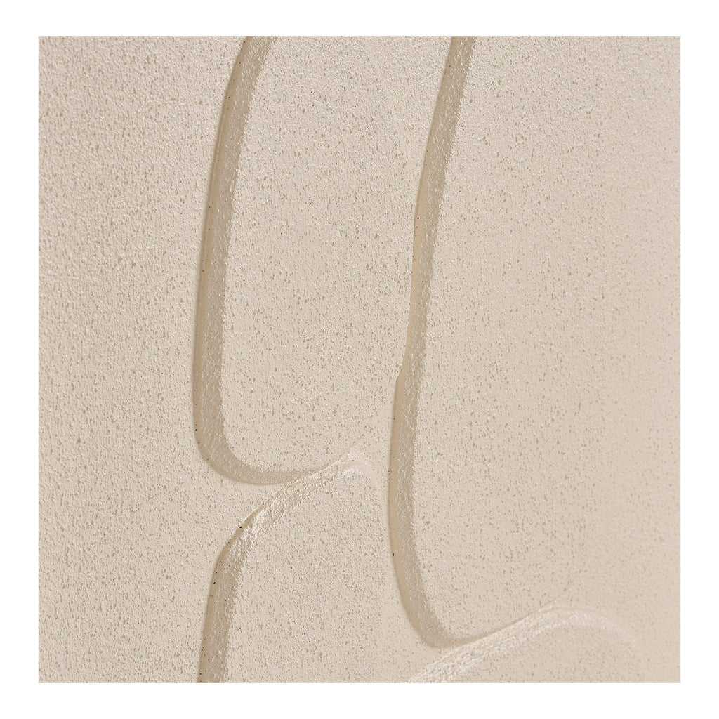 Victoria Relief Wall Decoration — Beige