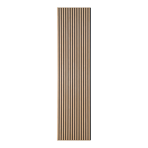 Acoustic Panel, Natural oak look, 240x60 cm