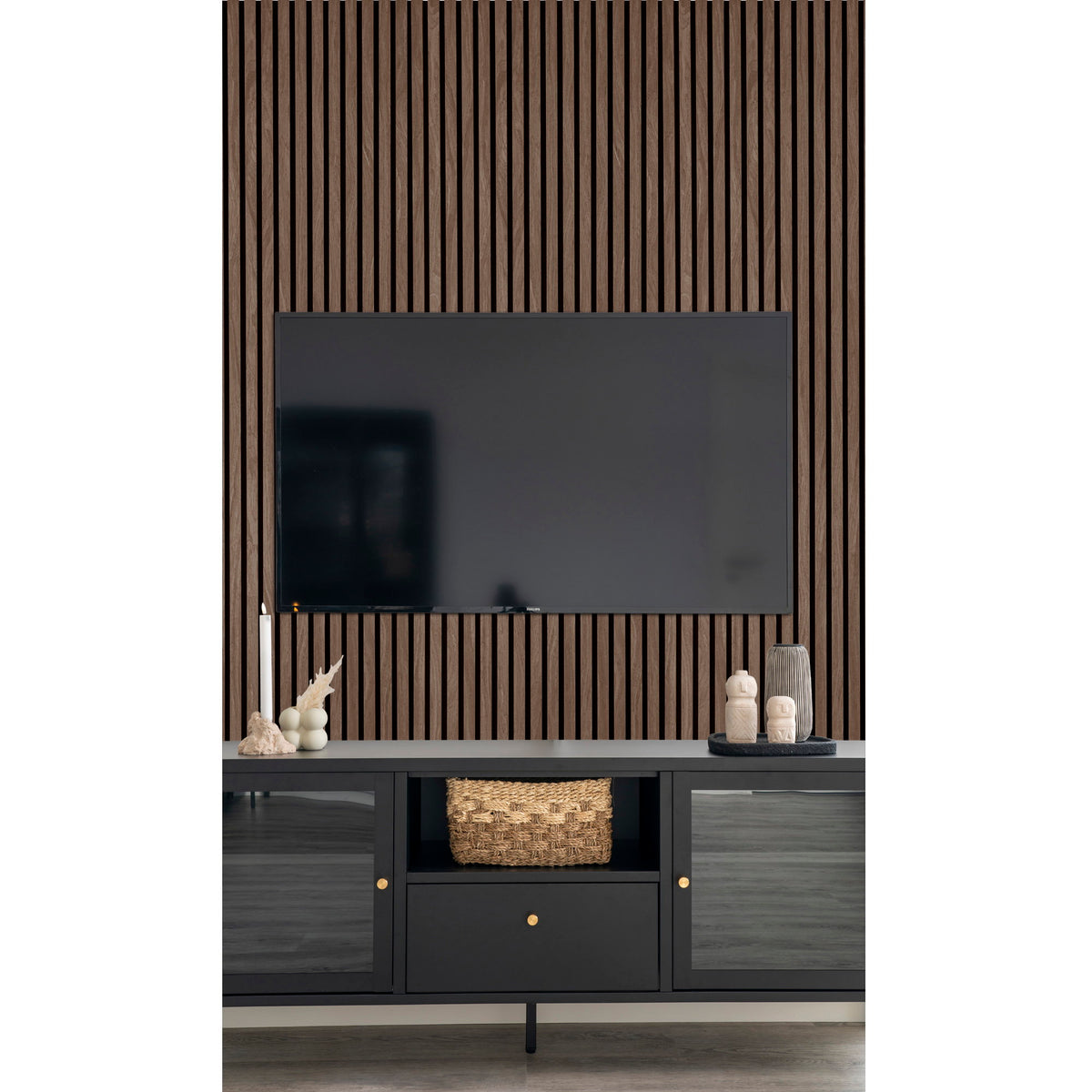 Acoustic Panel, Walnut — 240×60 cm (set of 2)