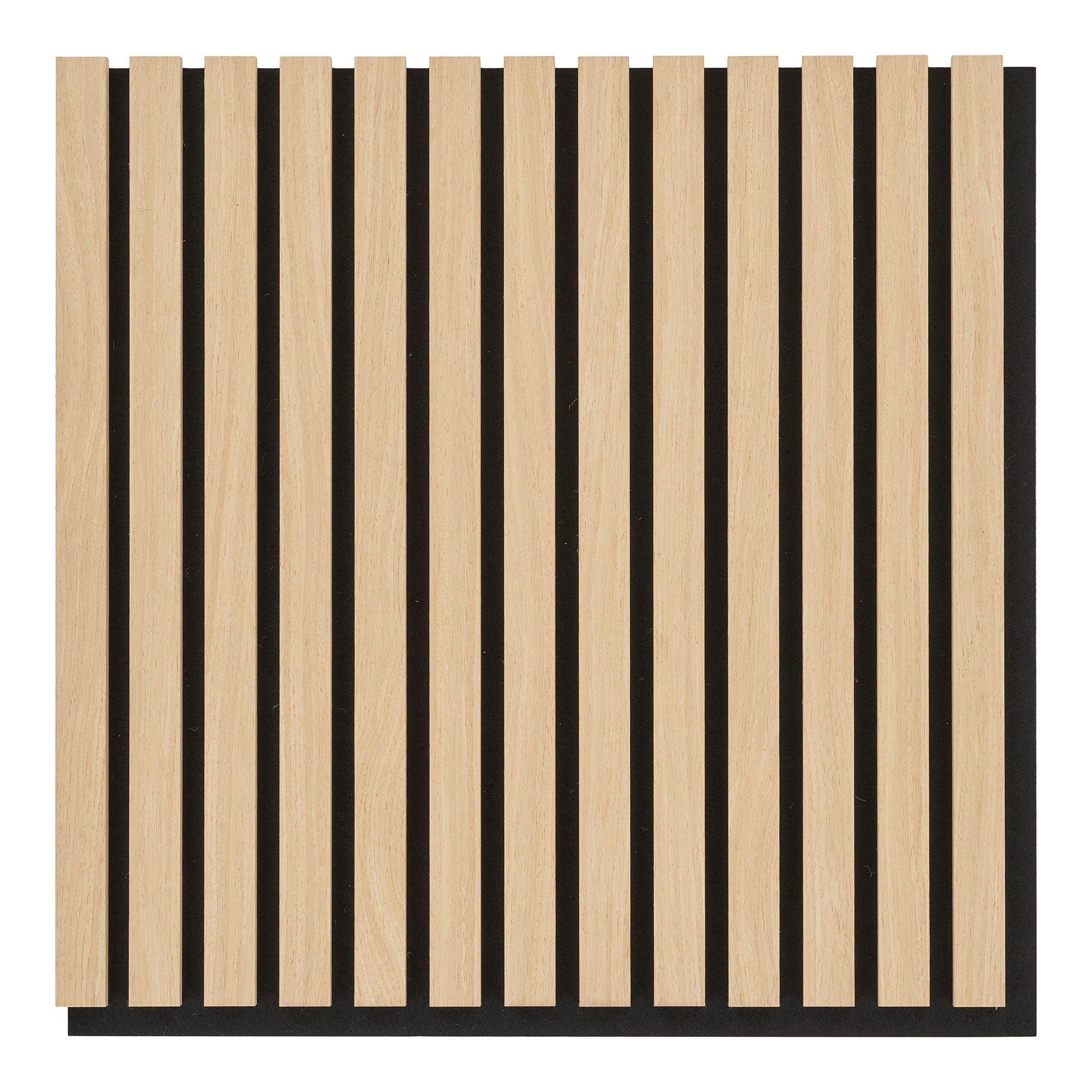 Acoustic Panel - Acoustic panel, wood veneer, natural, oak look 520x520x22 mm (set of 2)
