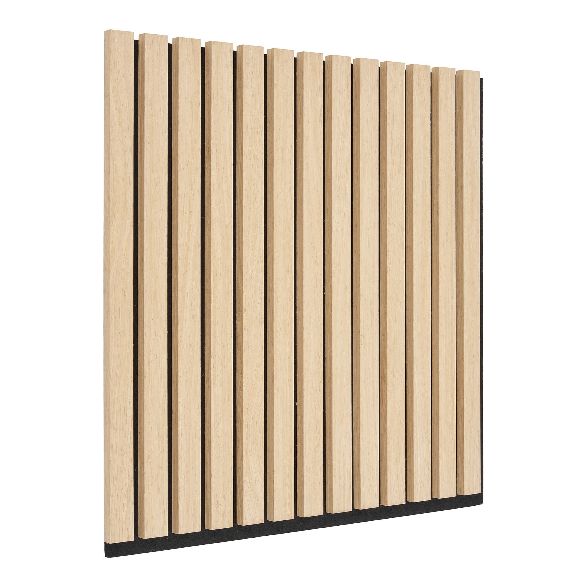 Acoustic Panel - Acoustic panel, wood veneer, natural, oak look 520x520x22 mm (set of 2)