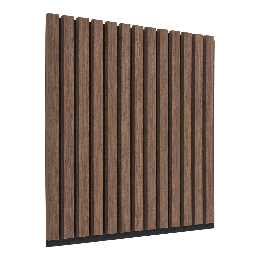 Acoustic Panel - Acoustic panel, wood veneer, walnut, walnut look 520x520x22 mm (set of 2)