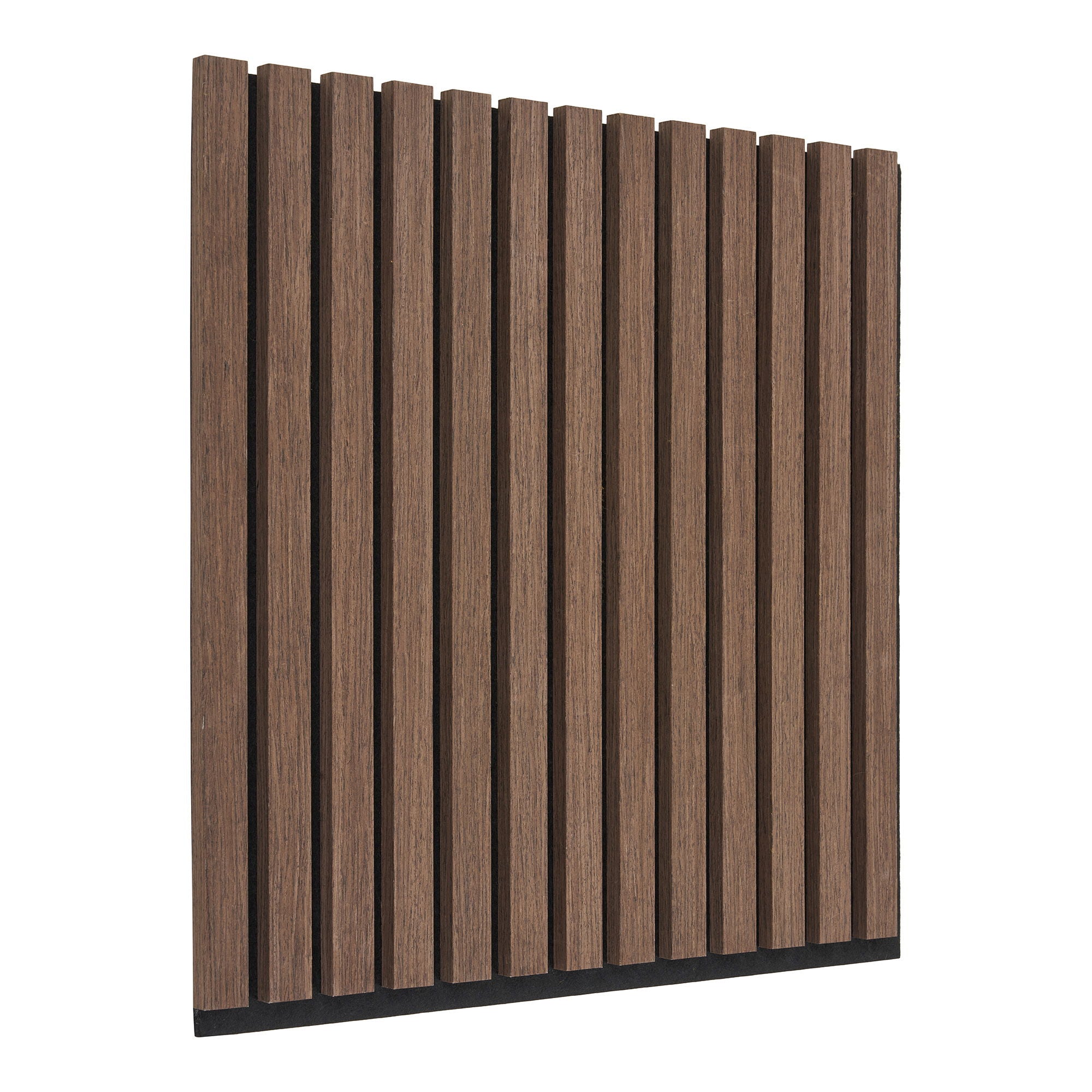 Acoustic Panel - Acoustic panel, wood veneer, walnut, walnut look 520x520x22 mm (set of 2)