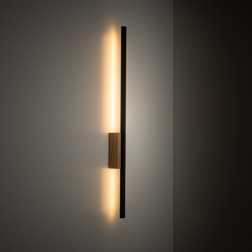 FLASH Wood Wall Sconce S – Modern LED