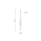 FLASH Wood Wall Sconce S – Modern LED