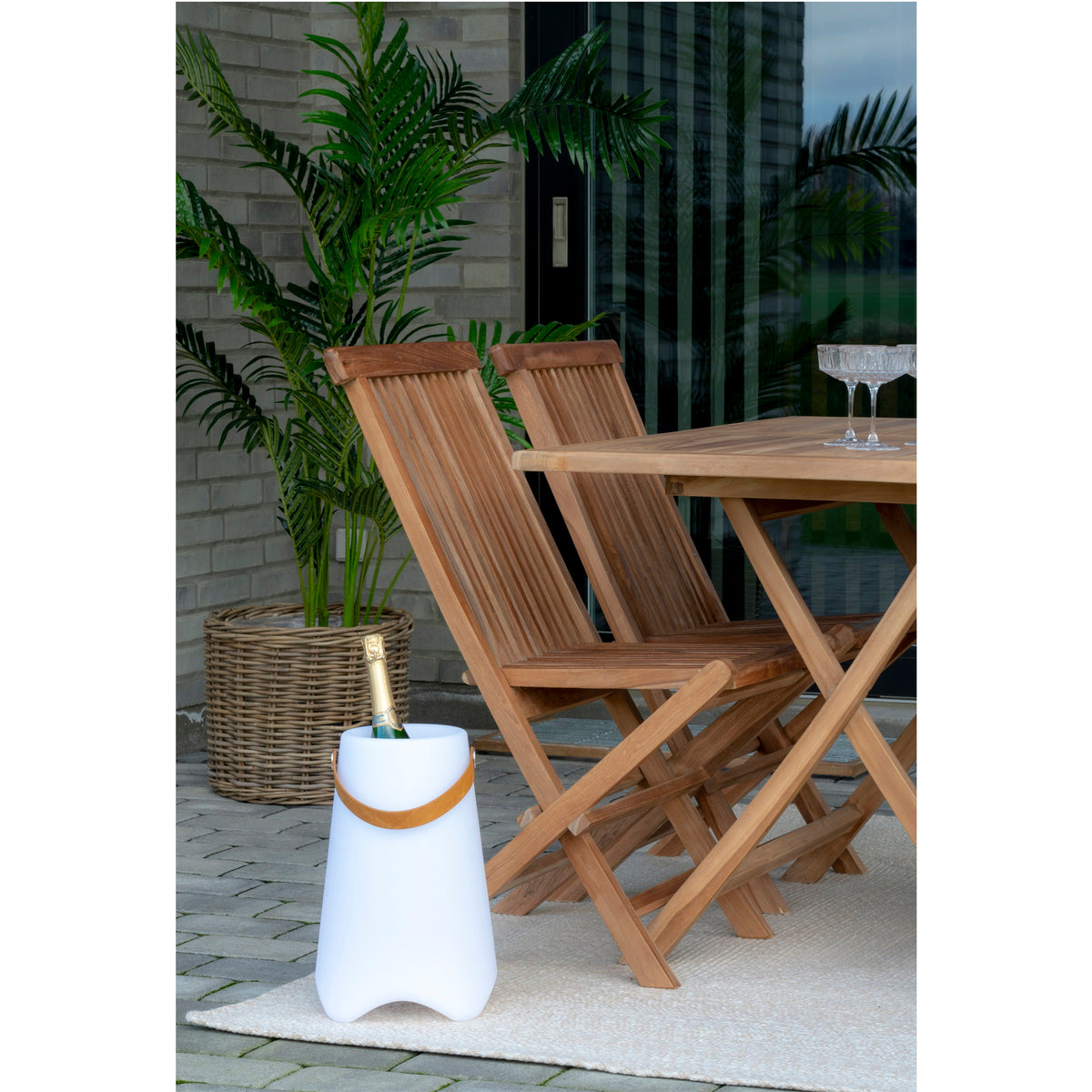 Bristol LED Wine cooler — White