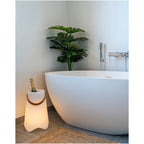 Bristol LED Wine cooler - Wine cooler with strap, rechargeable, white