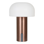 Soham LED Lamp - Lamp,  rechargeable, white/copper