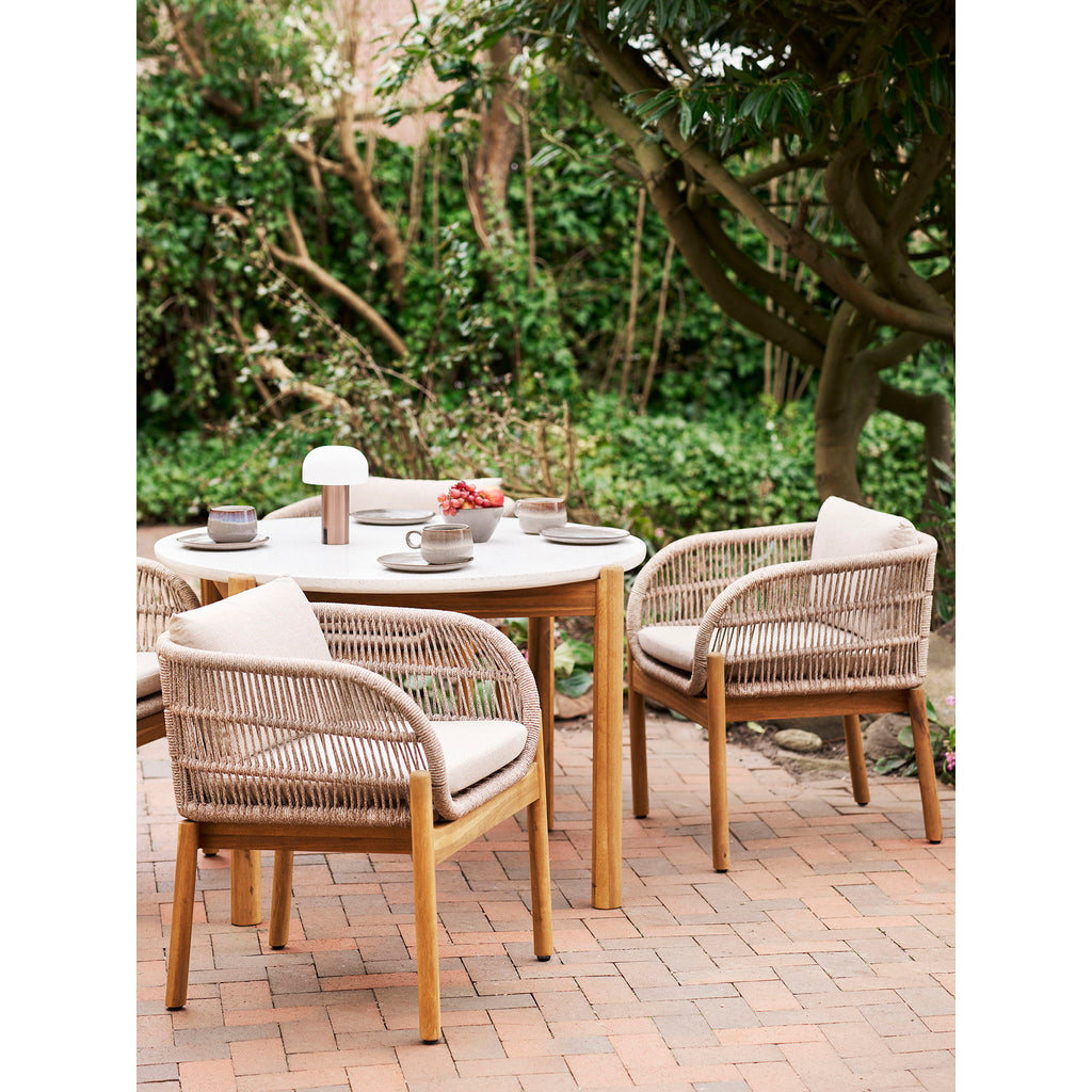 Soham LED Lamp - Lamp,  rechargeable, white/copper