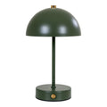 Holt Table Lamp - Table lamp, rechargeable, metal, green/brass