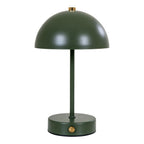 Holt Table Lamp - Table lamp, rechargeable, metal, green/brass