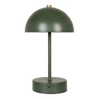 Holt Table Lamp - Table lamp, rechargeable, metal, green/brass