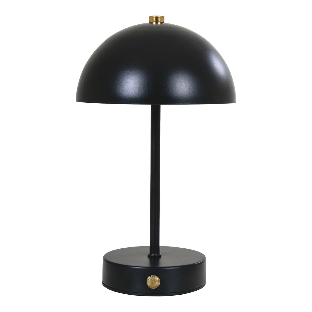 Holt Table Lamp - Table lamp, rechargeable, metal, black/brass