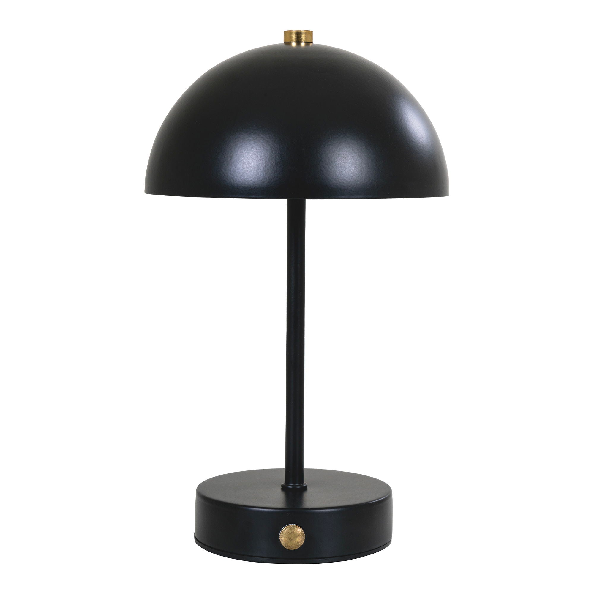 Holt Table Lamp - Table lamp, rechargeable, metal, black/brass