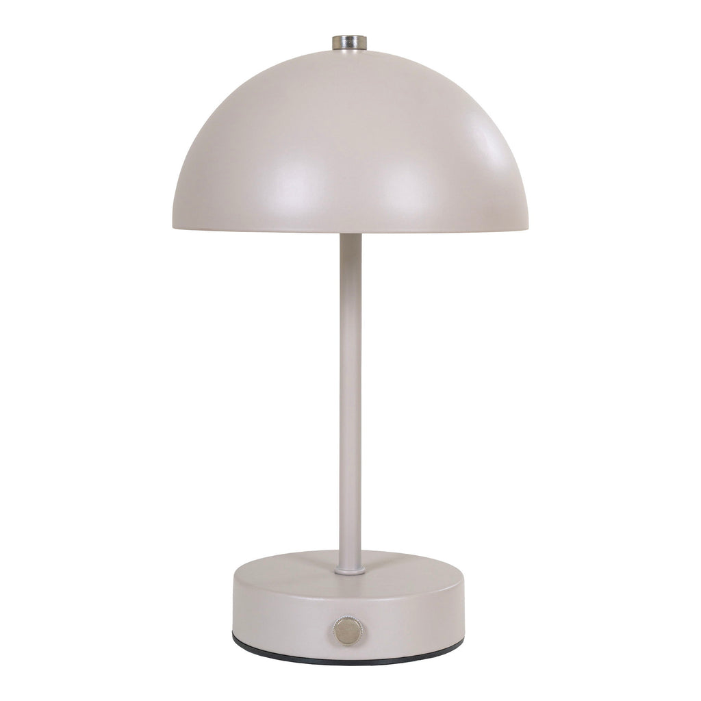 Holt Table Lamp - Table lamp, rechargeable, metal, sand/steel