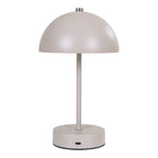 Holt Table Lamp - Table lamp, rechargeable, metal, sand/steel