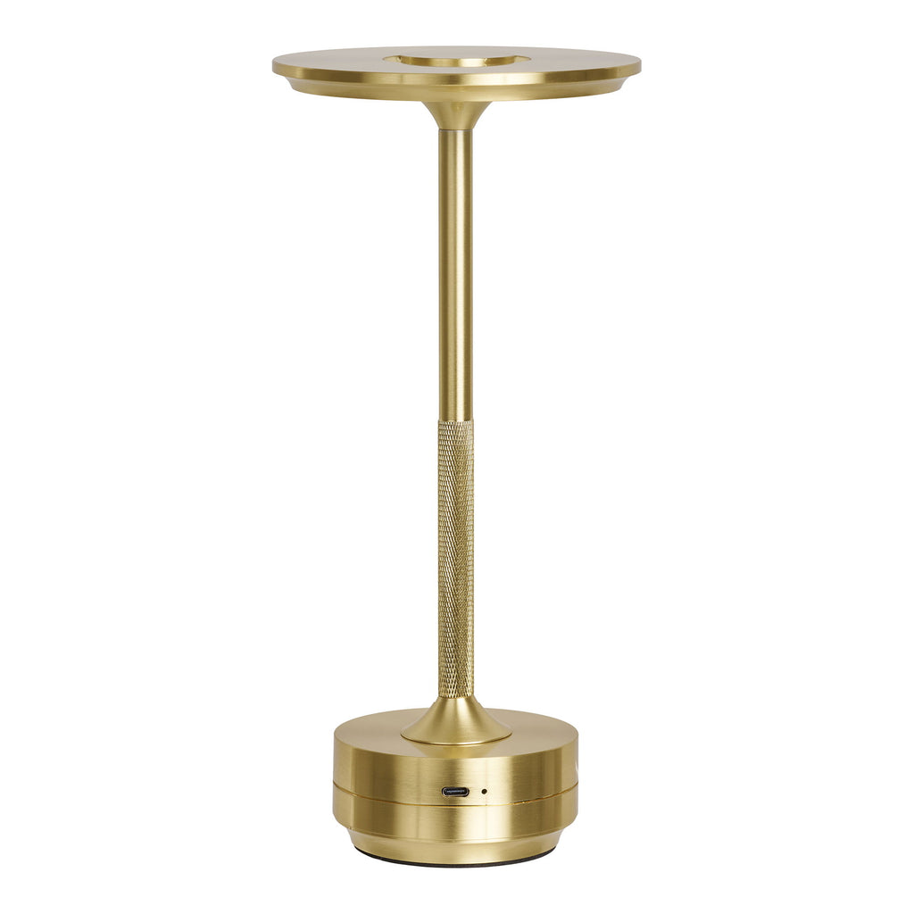 Lyneham Table Lamp  - Table lamp, rechargeable, metal, brass