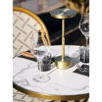 Lyneham Table Lamp  - Table lamp, rechargeable, metal, brass