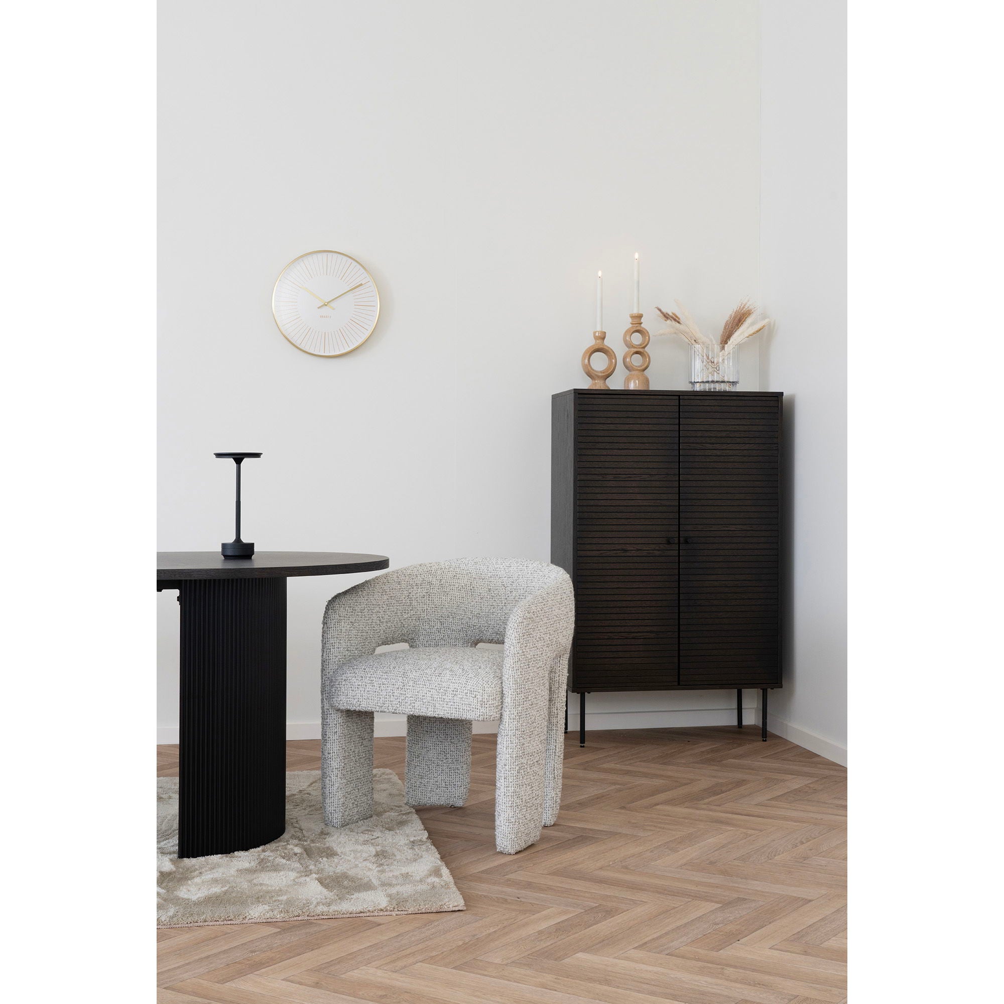 Lyneham Table Lamp  - Table lamp, rechargeable, metal, black