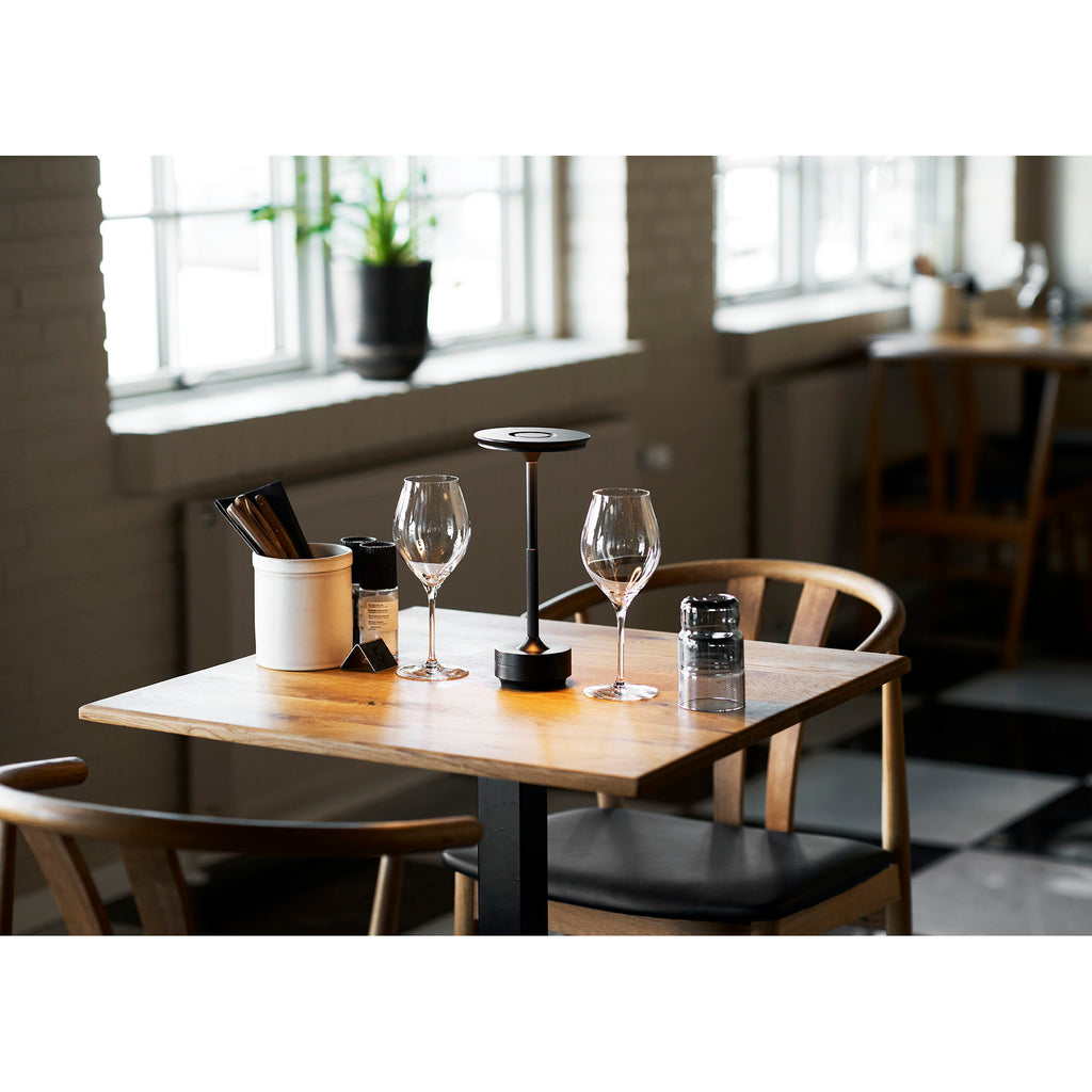 Lyneham Table Lamp  - Table lamp, rechargeable, metal, black