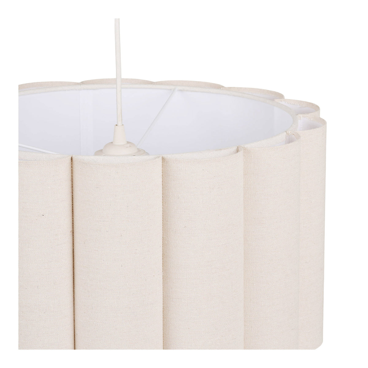 Watton Pendant — Beige / Grey